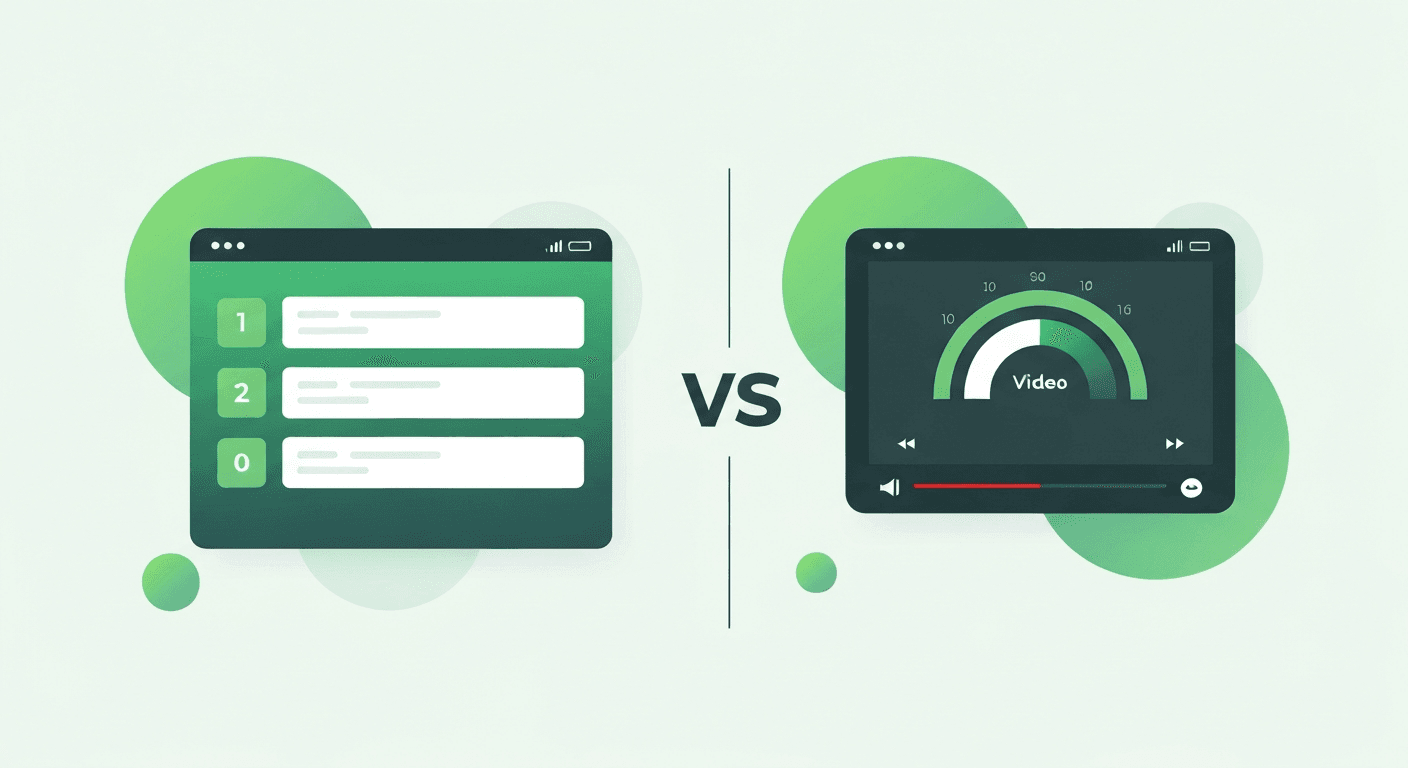 Interactive Walkthroughs vs. Video Training: Pros and Cons